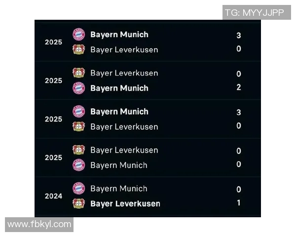 拜仁慕尼黑近五场比赛数据全面分析与表现总结